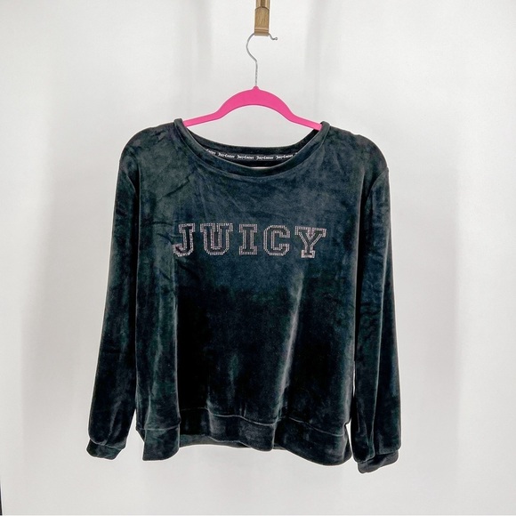 Juicy Couture Black Velvet Set - Picture 1 of 7